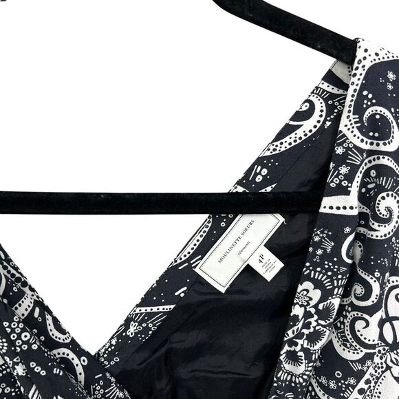 Anthropologie Moulinette Soeurs Womens Dress Floral Cap Sleeves Pockets Sz 4P - Picture 3 of 5